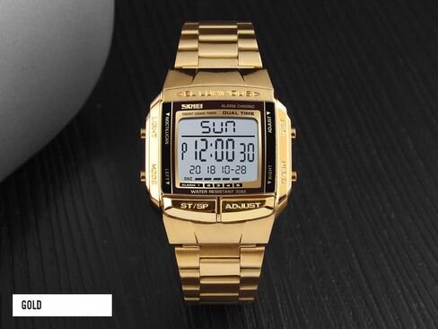 FANMIS Unisex Luxury Digital Watches Multifunctional Stopwatch Countdown Alarm Backlight Water Resistant Watch in Saudi Arabia