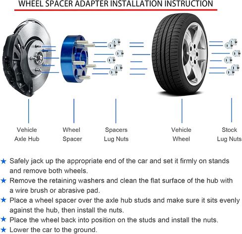 2 pcs 8x180 Forged Wheel Spacers | 1.5 inch Thickness 126.15mm hub |M14X1.5 Studs, Compatible with Chevy GMC 8 Lug Truck for 2011-2022 Silverado 2500 3500 HD | 2011-2022 Sierra 2500 3500 HD, Blue in Saudi Arabia