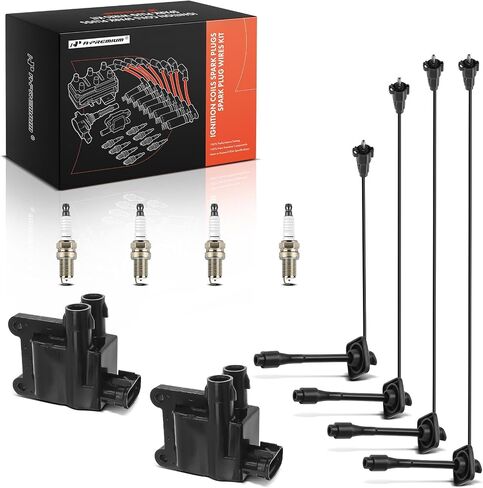 A-Premium 2 Ignition Coils with 4 Spark plug Wires and 4 Iridium Spark Plugs Compatible with Toyota Camry 1997-2001, RAV4 1998-2000, Solara 1999-2001 L4 2.0L 2.2L in Saudi Arabia