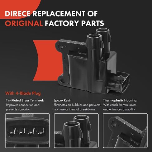 A-Premium 2 Ignition Coils with 4 Spark plug Wires and 4 Iridium Spark Plugs Compatible with Toyota Camry 1997-2001, RAV4 1998-2000, Solara 1999-2001 L4 2.0L 2.2L in Saudi Arabia