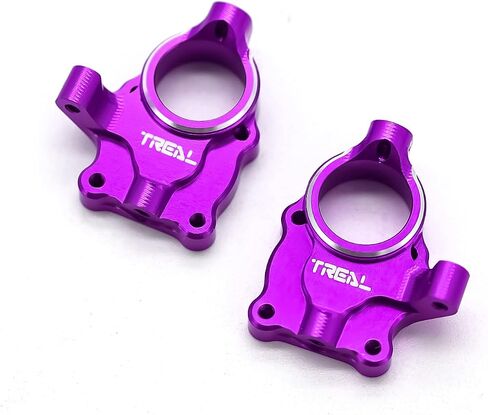 TREAL Alu #7075 Inner Portal Covers(2p) Steering Knuckles for 1/24 FMS FCX24 Upgrades (Red) in Saudi Arabia