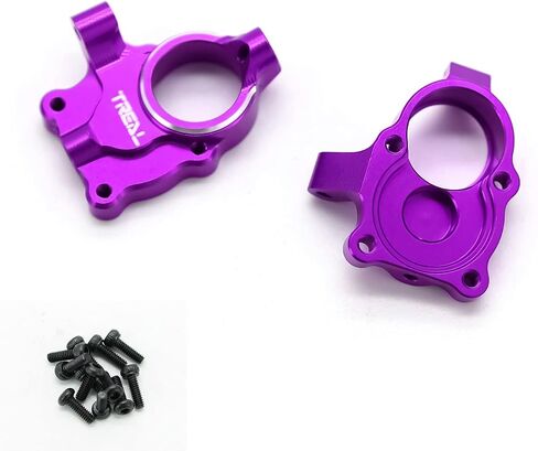 TREAL Alu #7075 Inner Portal Covers(2p) Steering Knuckles for 1/24 FMS FCX24 Upgrades (Red) in Saudi Arabia