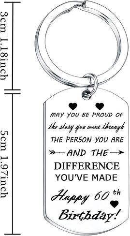 Inspirational Birthday Keychain for Daughter Sister Birthday Gifts for Women Friend Birthday Keyring Gifts for Teens in Saudi Arabia