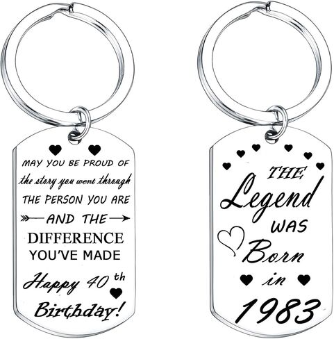Inspirational Birthday Keychain for Daughter Sister Birthday Gifts for Women Friend Birthday Keyring Gifts for Teens in Saudi Arabia