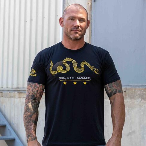 Zero Foxtrot Mens Premium Graphic T Shirts, Short Sleeve, S to 3XL - Join or Get Stacked Tees in Saudi Arabia