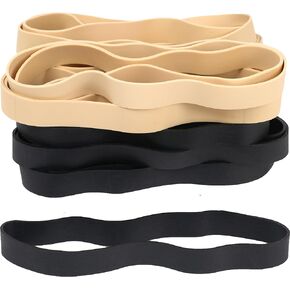 AMUU Rubber Bands Thick Size #107 wide Rubber Bands 30 pack black Big Elastics Bands large Long Rubber Bands for Office Supply File Folders box Books gifts Notebook,rubber band Measurements: 7" x 1.5"