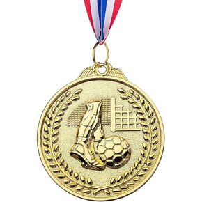 12 Pack Soccer Medals for Kids, metals Gold Award Medals Suitable for sports competitions Celebration and Party Favors