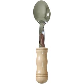 1 Piece Musical Spoon Folk Percussion Instrument Heritage Musical Spoon Traditional Percussion Spoon Musical Folk Hand Wooden Percussion Instrument with Wooden Handle