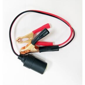 10A Car Cigarette Lighter Socket To Battery Alligator Clips Power Adapter Clamp Clip Charging Cable 12V
