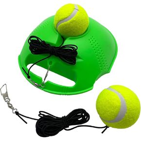 TaktZeit Tennis Trainer Rebound Baseboard Self Tennis Training Equipment Tennis Practice Rebounder with 2 String Tennis Balls in Kuwait