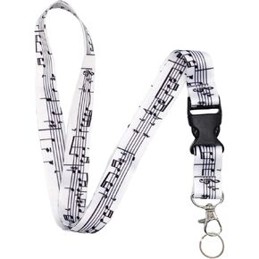 EASTERUP Lanyard for Keys Keychain Lanyard Premium Soft Silky Wide Strapped Beautifully Printed ID Teacher Lanyard with Spring Clip for Women/Men