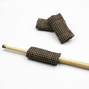 luzen 2Pcs Billiard Cue Wiping Cloth Sleeve Billiard Cue Cleaning Cloth Cover Snooker Towel Cue Burnisher for Pool Cue Cleaning Accessories Tools