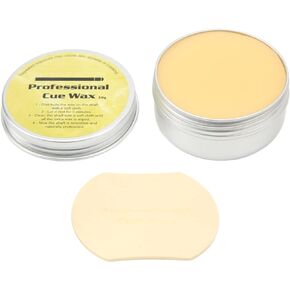 Yosoo Pool Cue Wax, Silky Shaft Maintenance Special for Wooden Shafts, Micro Protection Formula Carom Billiards Care Accessories