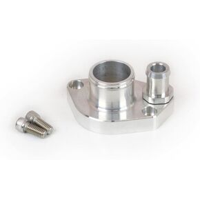 Canton Racing Products "80-026 Billet Aluminum Straight Water Neck (302 and 351W 1.5" Hose), 1 Pack"