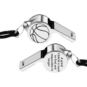 FAADBUK Basketball Coach Whistle A Great Coach is Hard to Find and Impossible to Forget Whistles with Lanyard Thank You Gift
