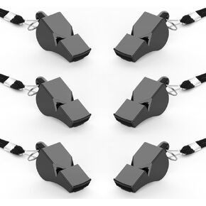Whistle,Professional Sports Whistle with Lanyard, Very Loud Pea-Less Whistle, Perfert for Coaches, Referees, Lifeguards and Polices (3PCS)