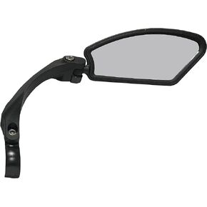 Bicycle mirror,handlebars bike mirror,safety rearview mirror,stainless steel lens suitable for road/mountain/electric bicycle/children/adult bicycle (left)
