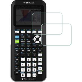 Screen Protector for Texas Instruments TI-84 Plus Ce Graphing Calculator [2 Pcs], Tempered Glass 9H Hardness Sensitive Touch Bubble Free Film Ultra-Thin Protective Cover