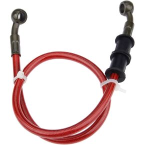 Mtsooning 90cm Motorcycle Oil Hose, Hydraulic Brake Line Braided Steel Gas Clutch Pipe Compatible with ATV Pit Dirt Bike Enduro Motocross Street Bikes
