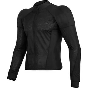 ALPHA CYCLE GEAR Motorcycle Shirt Armor Mesh Moto Riding Armour Jacket for Men and Women