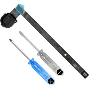 MMOBIEL Headphone Audio Jack Flex Cable Connection Replacement Compatible with iPad Air/iPad 6 / iPad 5 9.7 Inch (Black) incl. Tools