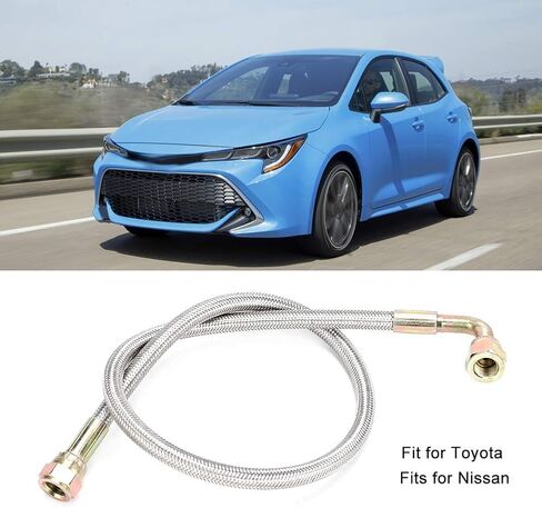 Turbo Oil Line Kit, 24in T3/T4 Turbo Oil Feed Line AN4 Port Kit in Saudi Arabia