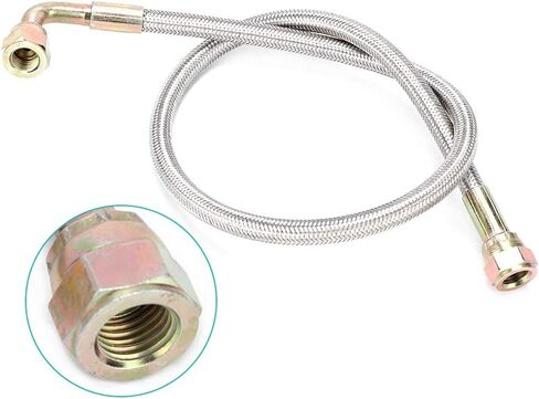 Turbo Oil Line Kit, 24in T3/T4 Turbo Oil Feed Line AN4 Port Kit in Saudi Arabia