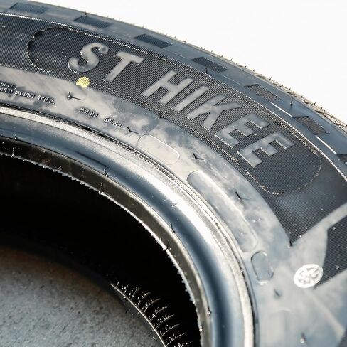 مجموعة من 2 (اثنين) إطارات نصف قطرية مستديرة ST Hikee نصف فولاذية ممتازة للمقطورة - ST235/80R16 235/80/16 235/80-16 124/120L نطاق تحميل F LRF 12 طبقة BSW جدار جانبي أسود in Kuwait
