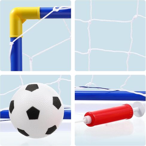 شبكة كرة القدم للأطفال من تويفيان، شبكة مرمى كرة القدم للأطفال، شبكة مرمى كرة قدم قابلة للطي للأطفال، مرمى كرة قدم صغير قابل للطي، لعبة خارجية للأطفال مجموعة واحدة in Kuwait