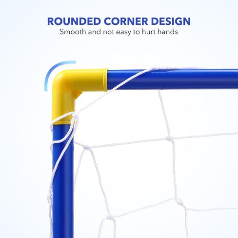 شبكة كرة القدم للأطفال من تويفيان، شبكة مرمى كرة القدم للأطفال، شبكة مرمى كرة قدم قابلة للطي للأطفال، مرمى كرة قدم صغير قابل للطي، لعبة خارجية للأطفال مجموعة واحدة in Kuwait