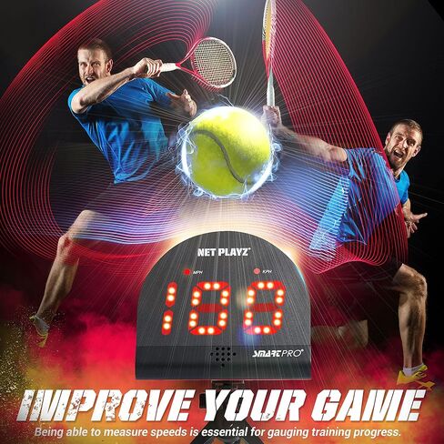 هدايا التنس من TGU - مستشعرات سرعة مسدسات رادار التنس (بدون استخدام اليدين)، أسود (NIS022132025) in Kuwait