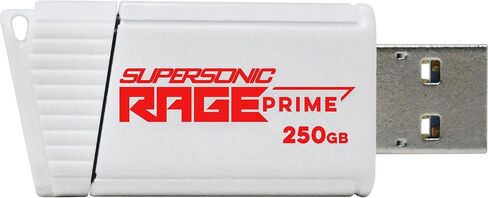 باتريوت Supersonic Rage Prime USB 3.2 Gen 2 فلاش ميموري - 250 جيجابايت - PEF250GRPMW32U in Saudi Arabia