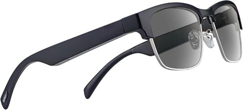 نظارات ذكية بلوتوث - نظارات شمسية مضادة للماء IP5 للنساء والرجال، صوت مفتوح للأذن وميكروفون مدمج ومكبرات صوت، عدسات نظارات شمسية مستقطبة للأجهزة الذكية ومساعد صوتي (فضي) in Kuwait