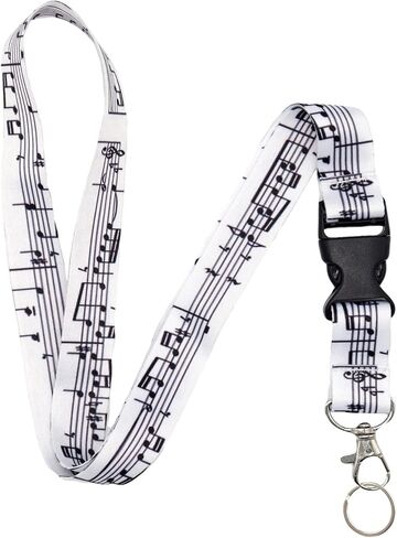 حبل EASTERUP للمفاتيح، حبل سلسلة مفاتيح ممتاز ناعم وحريري وحزام عريض ومطبوع بشكل جميل، حبل للمعلم مع مشبك زنبركي للنساء/الرجال in Kuwait