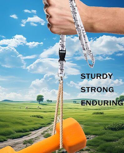 حبل EASTERUP للمفاتيح، حبل سلسلة مفاتيح ممتاز ناعم وحريري وحزام عريض ومطبوع بشكل جميل، حبل للمعلم مع مشبك زنبركي للنساء/الرجال in Kuwait