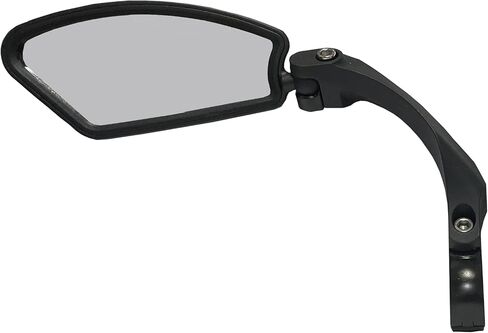 Bicycle mirror,handlebars bike mirror,safety rearview mirror,stainless steel lens suitable for road/mountain/electric bicycle/children/adult bicycle (left) in Saudi Arabia