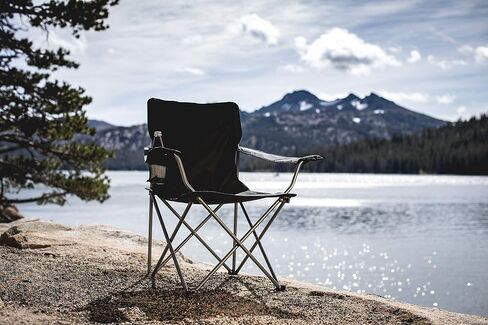 PICNIC TIME NCAA Oregon Ducks PTZ Camp Chair, Picnic Chair, Beach Chair with Carrying Bag, (Black) in Saudi Arabia
