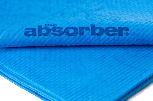 CleanTools The Absorber XL Synthetic Premium Drying Chamois Cloth for Car: Super Absorbent, Scratch-Free and Washable | 29-Inch x 18-Inch, Blue, X-Large (PN: 34944-34942) in Kuwait