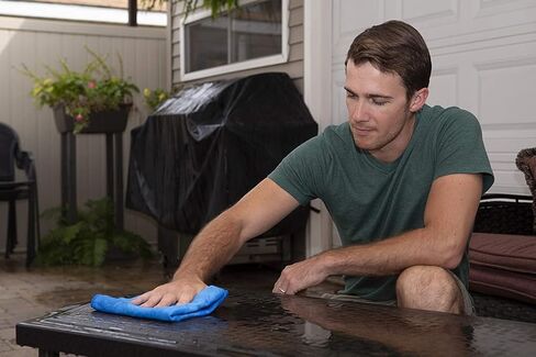 CleanTools The Absorber XL Synthetic Premium Drying Chamois Cloth for Car: Super Absorbent, Scratch-Free and Washable | 29-Inch x 18-Inch, Blue, X-Large (PN: 34944-34942) in Kuwait