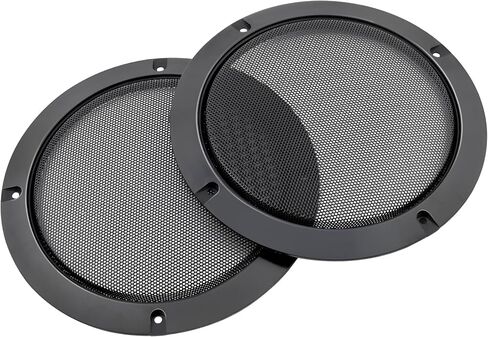 6.5 Inch Metal Mesh Round Speaker Grill Cover, Universal Radio Speaker Grills Decorative for Car Speaker Mounting Home Audio DIY, Mesh Subwoofer Grill Horn Guard Protective Case W/ 8PCS Screws in Saudi Arabia