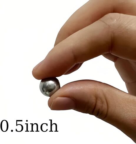 100 قطعة من كرات الطلاء 50 كالوري، مقلاع كرات الطلاء المصنوعة من الألومنيوم الصلب عيار 0.50، 2.6 جرام، كرات الدفاع عن النفس مناسبة لـ t4e TR50/HDR 50 in Kuwait