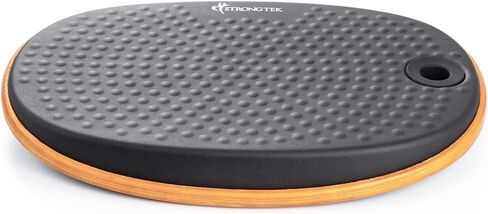 StrongTek Anti Fatigue Balance Board, Standing Desk Balance Boards, Sit Stand Desk Mat Accessory, Wobble Foot Rocker, Balancing Mat, Exercise Core Strength, Comfortable Standing in Kuwait