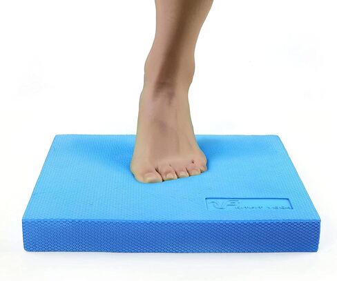 RitFit Balance Foam Pad - 2 inch TPE Non-Slip Mat for Fitness & Balance Exercises,Yoga, Physical Therapy, Knee Cushion with Multi Colors in Saudi Arabia