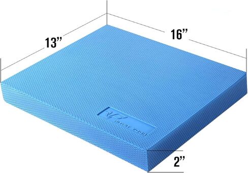 RitFit Balance Foam Pad - 2 inch TPE Non-Slip Mat for Fitness & Balance Exercises,Yoga, Physical Therapy, Knee Cushion with Multi Colors in Saudi Arabia