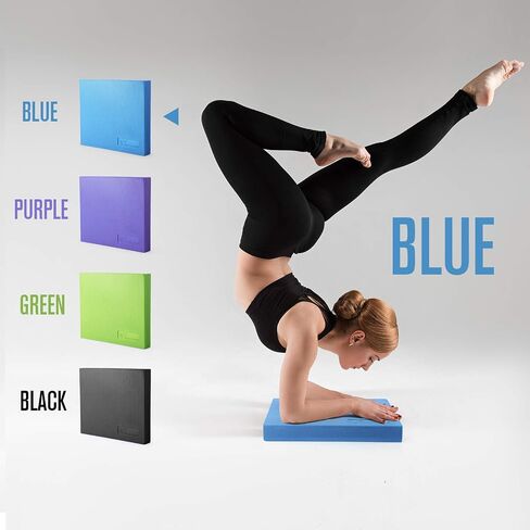 RitFit Balance Foam Pad - 2 inch TPE Non-Slip Mat for Fitness & Balance Exercises,Yoga, Physical Therapy, Knee Cushion with Multi Colors in Saudi Arabia