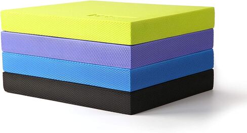 RitFit Balance Foam Pad - 2 inch TPE Non-Slip Mat for Fitness & Balance Exercises,Yoga, Physical Therapy, Knee Cushion with Multi Colors in Saudi Arabia