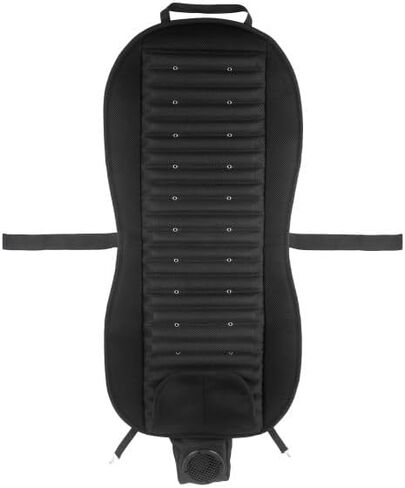 Stalwart Car Seat Cooling Pad - 12V Universal Electric Cooler Seat Cushion with 6 Adjustable-Speed Fans - Cool Car Accessories in Saudi Arabia