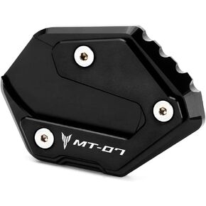 For Yamaha MT07 FZ07 2014-2023 Motorcycle Side Stand extension Enlarge Plate Pad mt 07 fz 07 Accessories Color Black