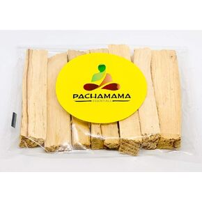 Pachamama Essentials Premium Palo Santo Holy Wood Incense Sticks from Peru, for Purifying, Cleansing, Healing, Meditating, Stress Relief. 100% Natural and Sustainable, Wild Harvested. (12)
