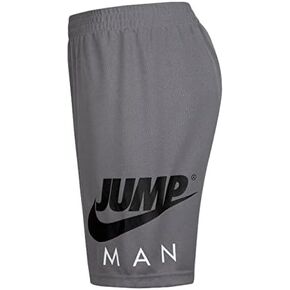 Nike Boys' Air Jordan Shorts (Small, Grey/Black/White)